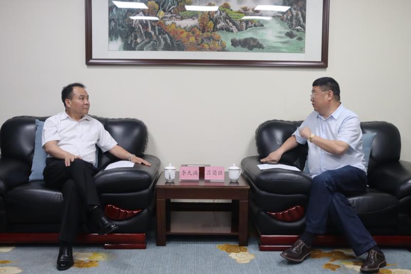 李天滿會見四川大學全球創(chuàng)聯(lián)常務副會長、四川會長呂藺強一行