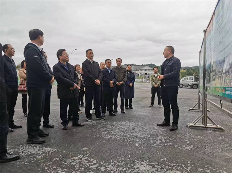 自貢市人大常委會(huì)副主任、民建自貢市委主委王孝謙一行考察四川供銷西南冷鏈物流基地